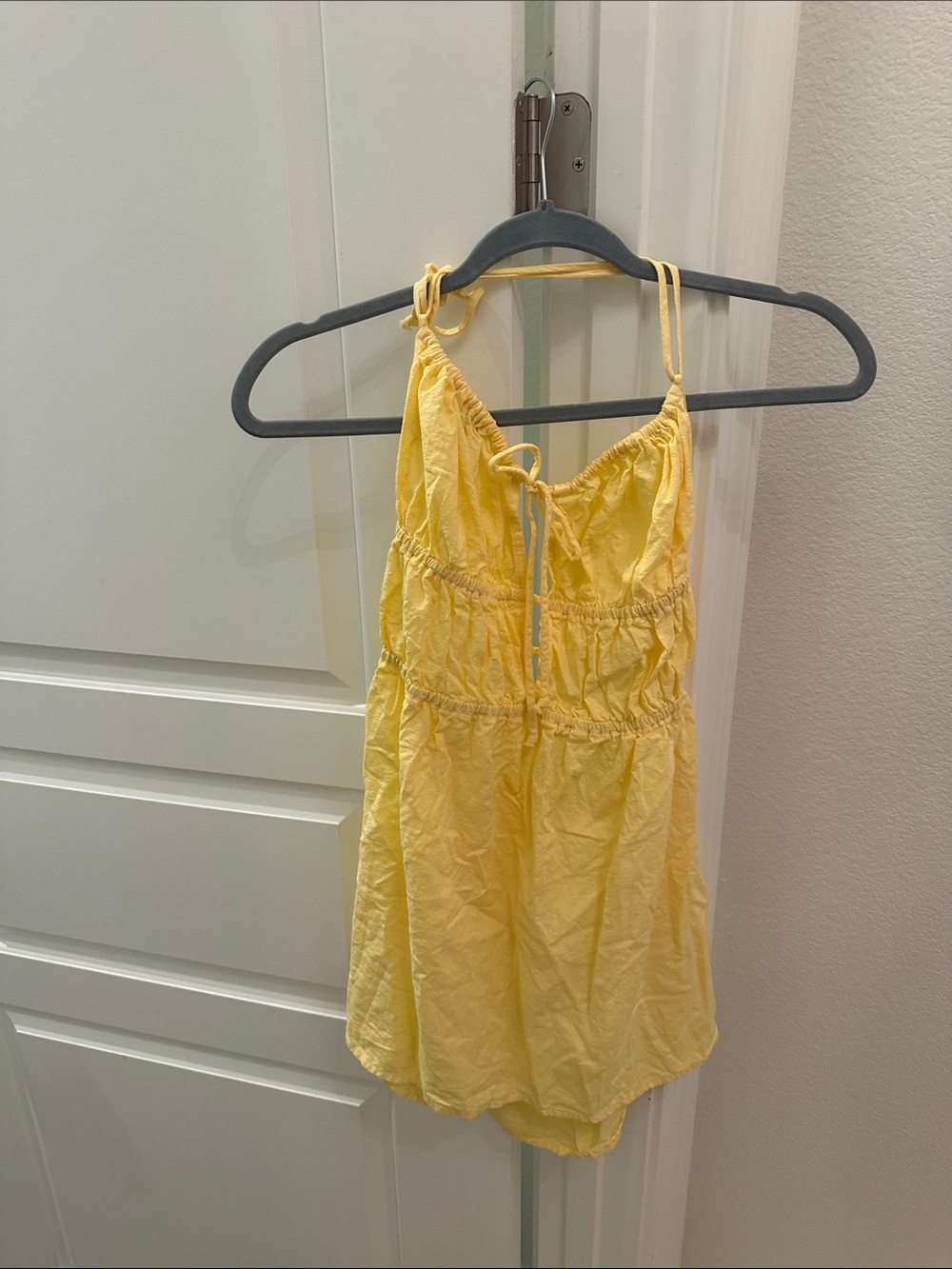 wild fable Yellow Tie-Front Sundress
